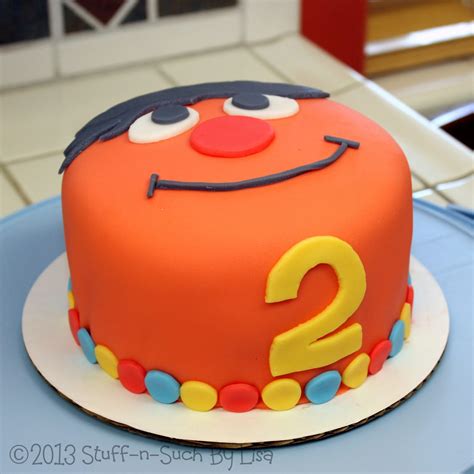 Stuff-n-Such By Lisa: Sesame Street Ernie Cake - My First Attempt at ...