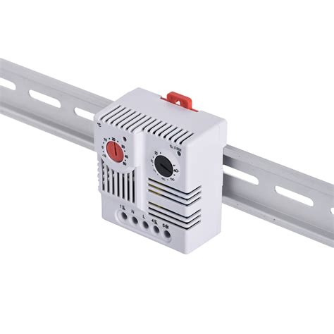 High Precision DIN Rail Mounted Adjusted Thermostat Hygrostat Humidity