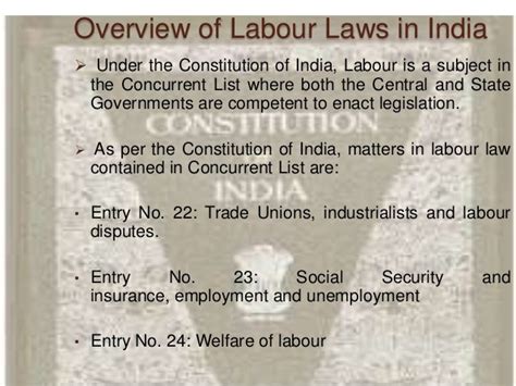 Labour Laws In India