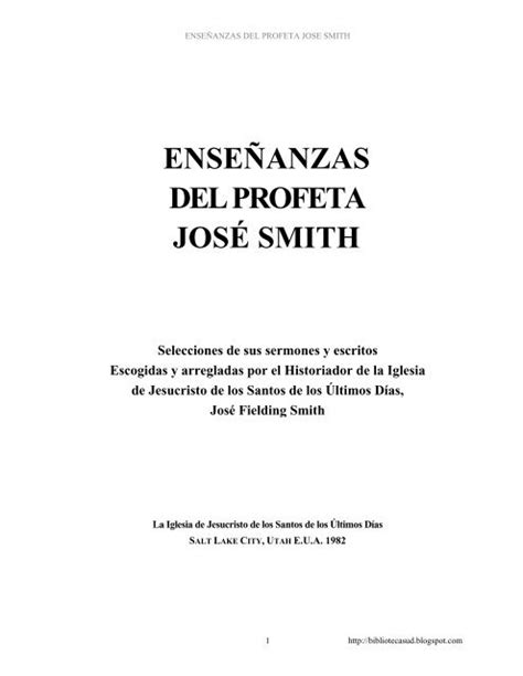 Ense Anzas Del Profeta J