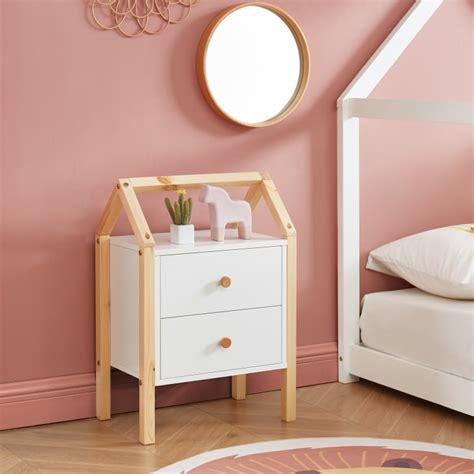 Table De Chevet Enfant Blanc Tiroirs Tiny Maisons Du Monde