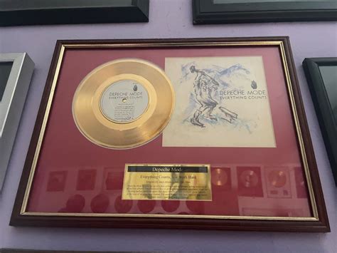 Depeche Mode Award Plaque Ec Kaufen Auf Ricardo