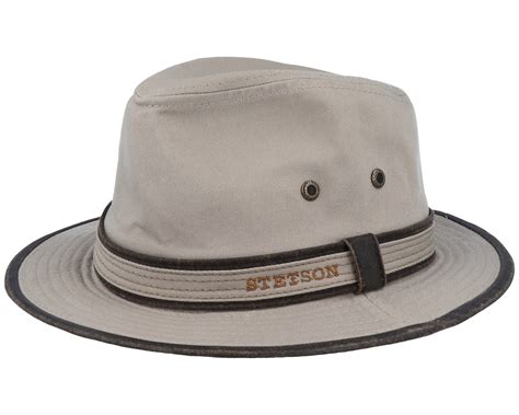 Tller Cotton Beige Traveller Stetson Hat