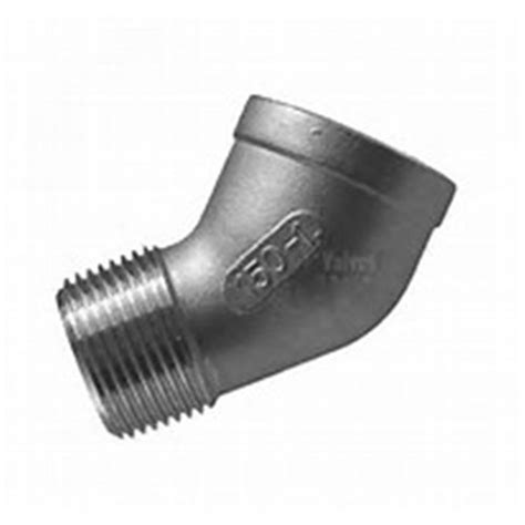 Ss Street Elbow Npt Fittings Pipe Stainless Bat Industrial