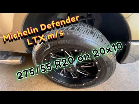 Michelin Defender 275 55R20 On 20x10 Wheels YouTube