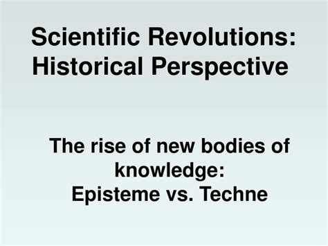 Ppt Scientific Revolutions Historical Perspective Powerpoint