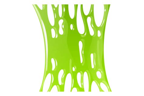 Stretching Slime Elastic Green Mucus L Graphic By Yummybuum · Creative Fabrica