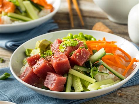 Poke Bowl Mit Lachs Und Karotten Rezept