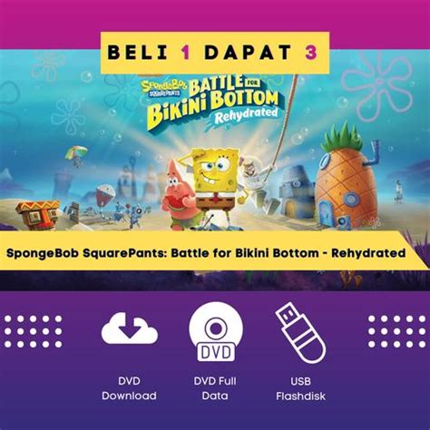 Jual SpongeBob SquarePants Battle For Bikini Bottom Rehydrated