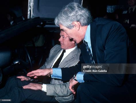 Johnny Carson And John Delorean During Unveiling Of The Delorean