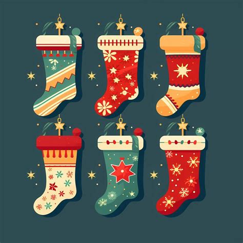 Premium Vector Christmas Stockings Christmas