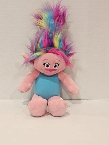 Build A Bear Trolls Princess Poppy Dreamworks World Tour Rainbow Hair Doll Toy Ebay