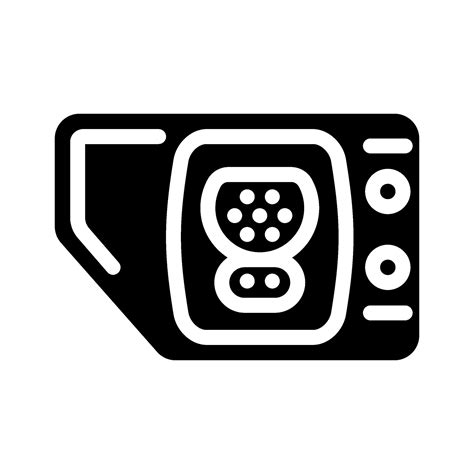 charging port electric glyph icon vector illustration  vector