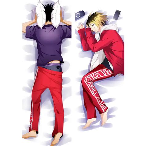 Anime japonés Dakimakura Haikyuu Hinata Funda de almohada para chica