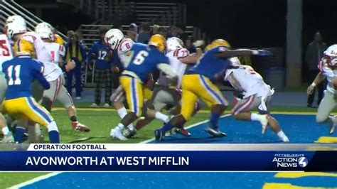 Operation Football Avonworth At West Mifflin Youtube