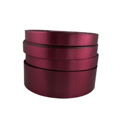 Polyester Satin Ribbon For Printing Burgundy Mm Mm Wide