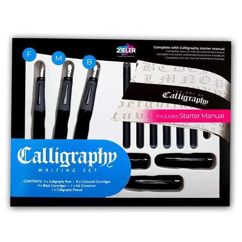 17-Piece Complete Calligraphy Pens Set | 3 Pens | Ideal for Beginners