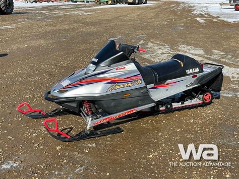 Yamaha Mountain Max Triple Snowmobile