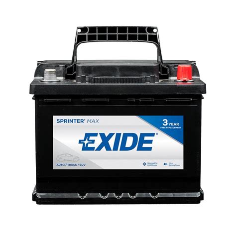 Reviews for Exide SPRINTER MAX 12 volts Lead Acid 6-Cell H5/L2/47 Group Size 650 Cold Cranking ...