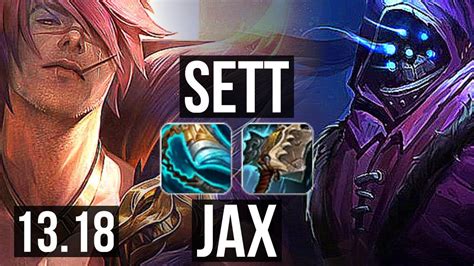 Sett Vs Jax Top Games K Mastery Na Diamond Youtube