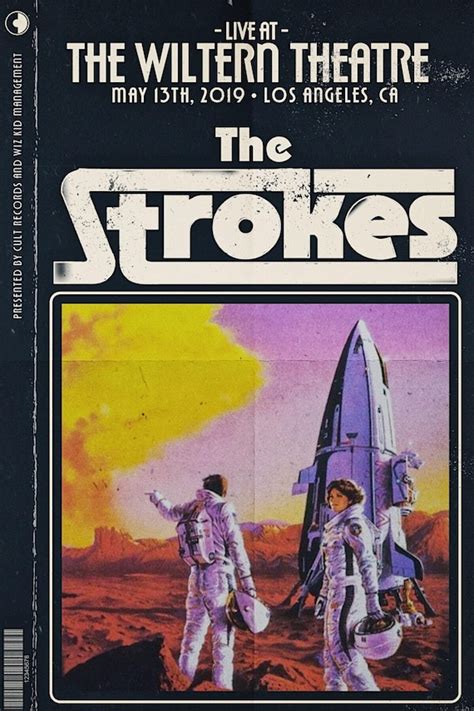 The Strokes Concert Poster Re Print 19x13 Free Etsy Uk