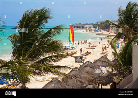 Strand Von Playa Del Carmen Mexiko Karibik Beach Of Playa Del