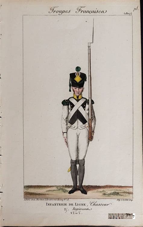 Voltigeur Du E R Giment D Infanterie De Ligne En Par Martinet