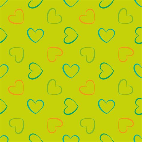 Heart Seamless Pattern Valentines Day Background 7820514 Vector Art