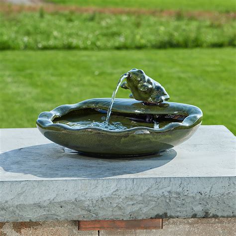 Solar Powered 2 Tier Water Fountain | Smart Solar Country Gardens