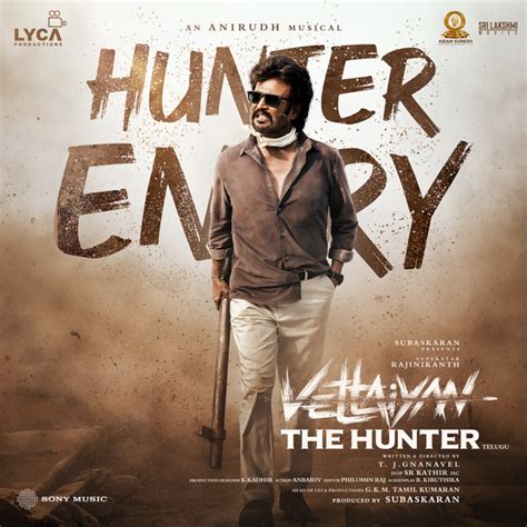 Hunter Entry From Vettaiyan The Hunter Telugu Single By Anirudh