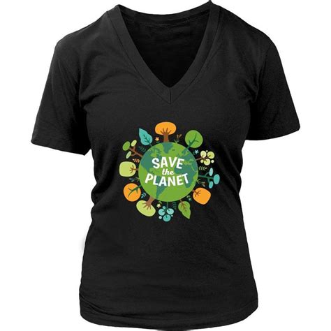 Ecology T Shirt Save The Planet Teelime Unique T Shirts