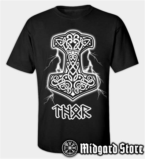 Thors Hammer T Shirt Midgard Store