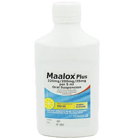 Maalox Plus With Lemon Sachets Rosheta