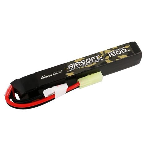 LiPo Gens ACE 1500mAh 11 1v 25C Airsoft With Mini Tamiya