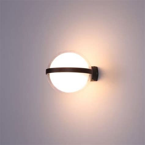 IP65 Waterproof Spherical Circular LED Up Down Wall Lamp For Hotel