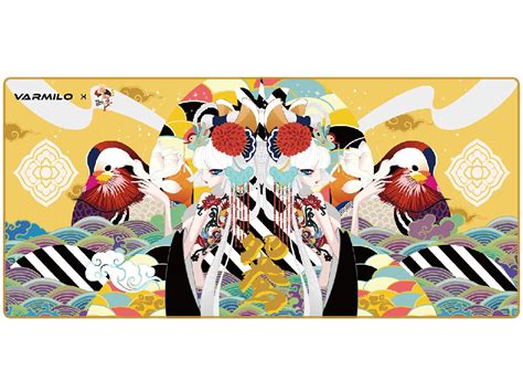 Varmilo Mouse Pad Lovebirds Gold Desk Mat Xl Atehno