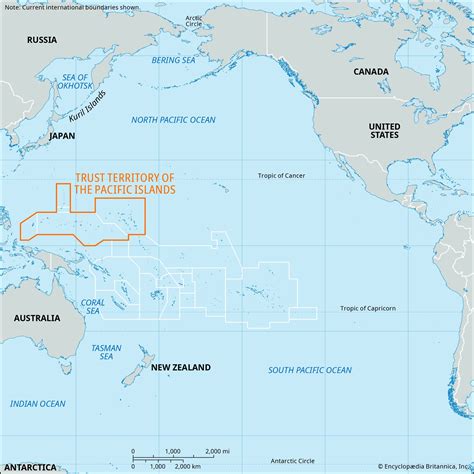 Pacific Islands Map