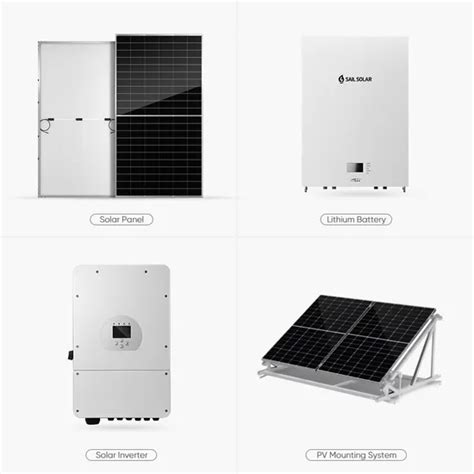 Growatt Hybrid Solar System 5kw All In One Hybrid System Household