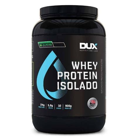 Whey Protein Isolado All Natural 900g Dux Chocolate Netshoes