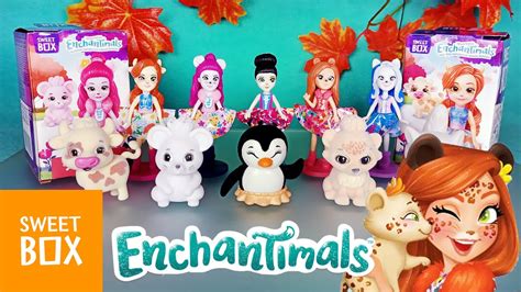 2 волна Enchantimals в Sweet Box - обзор полной коллекции - YouTube