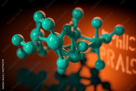 Isophthalic Acid Molecular Structure D Model Molecule Pia