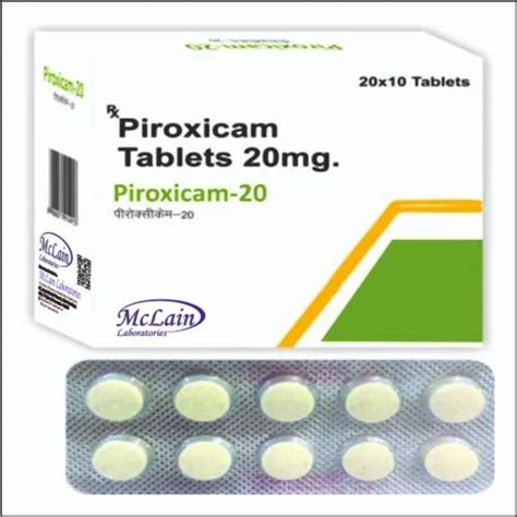 Piroxicam Tablets Mg With Gmp Certificate China Piroxicam