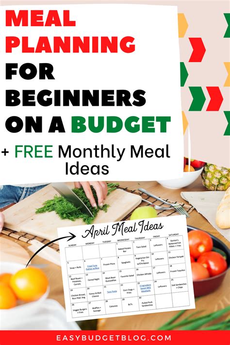 Beginner's Guide to Meal Planning on a Budget - Easy Budget