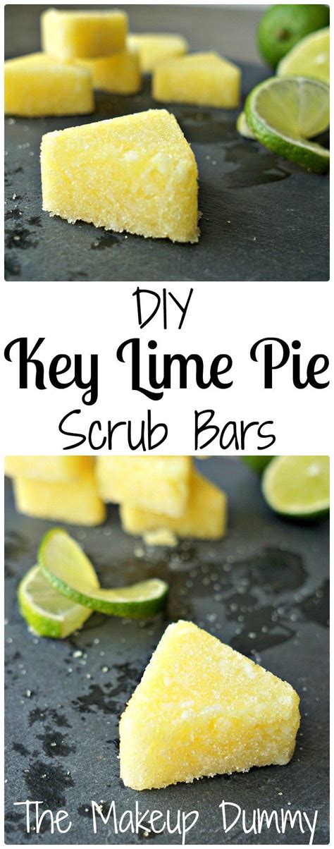 Diy Key Lime Pie Scrub Bars Easy Sugar Scrub Sugar Scrub Recipe