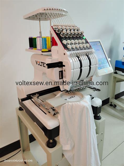 Vt 1201s Computerized Single Head 12 Needles Flat Embroidery Machine