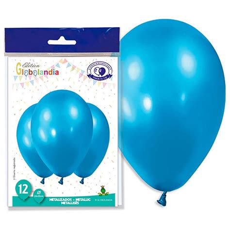 Ballon bleu ballon de baudruche et aluminium Tralala Fêtes fr