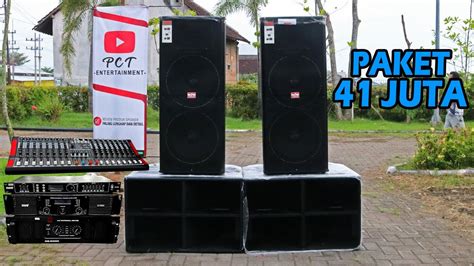 Paket Sound Juta Komplit Sudah Horeg Siap Hajatan Youtube