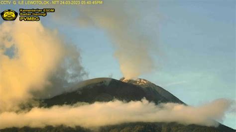 Gunung Ile Lewotolok Di NTT Kembali Erupsi Timex Kupang