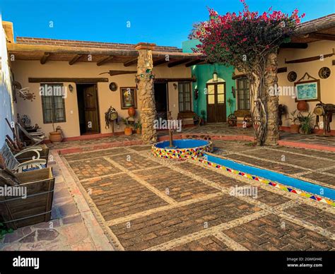 General View Of The House Garden Patio Of The Hacienda Del Labrador