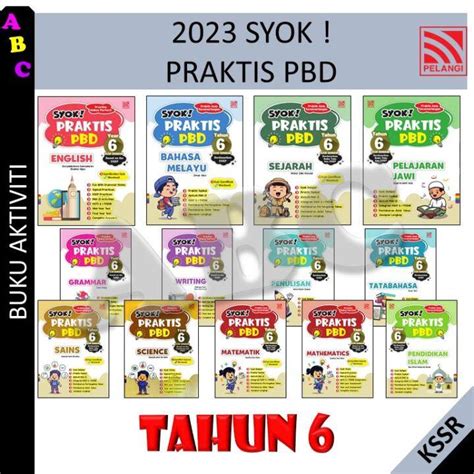 2023 BUKU LATIHAN SYOK PRAKTIS PBD TAHUN 6 KSSR YEAR 6 BUKU